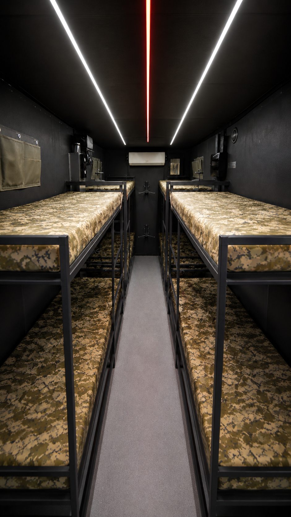 Accommodation configuration interior