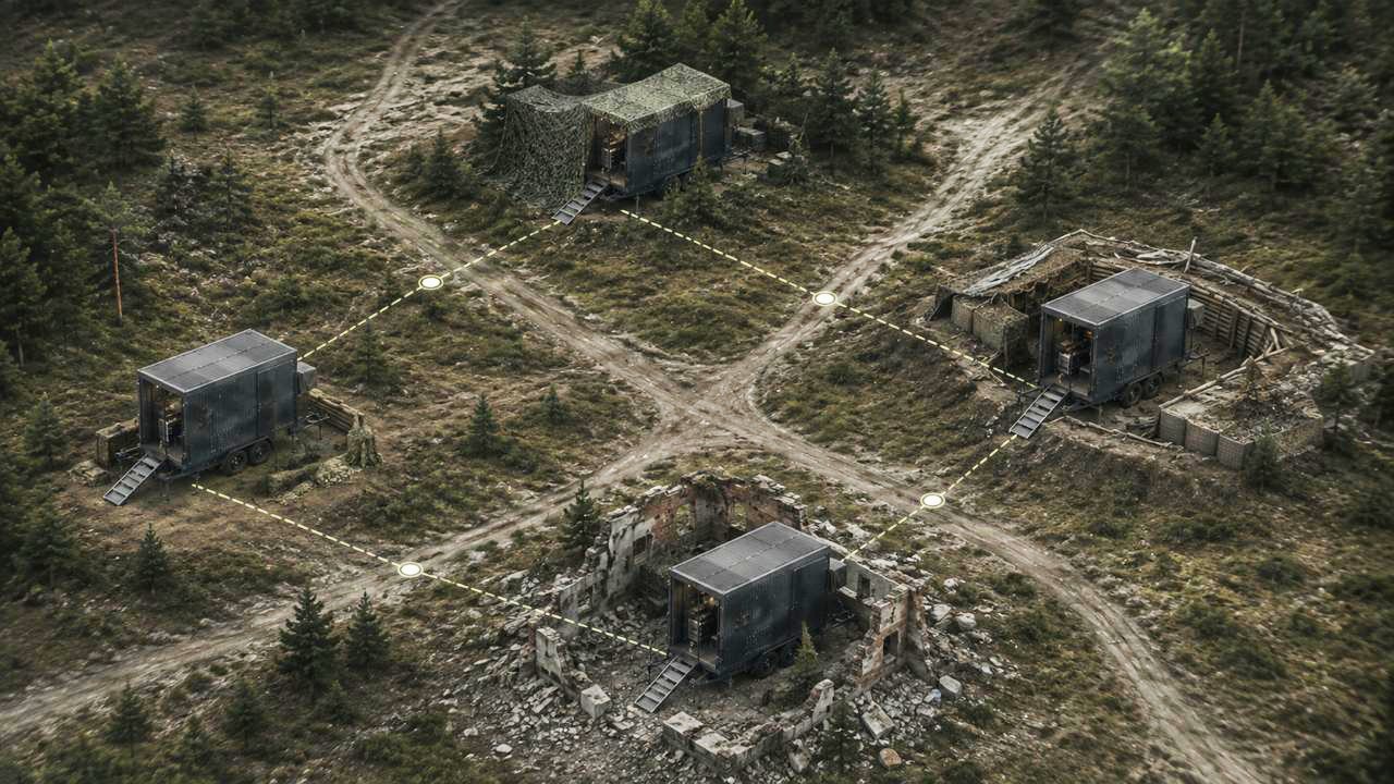 ORTAN modules deployed across dispersed forward positions
